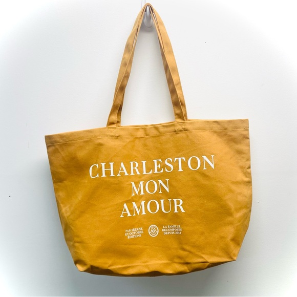 Sezane Charleston Mon Amour Tote Bag - Picture 2 of 4